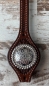 Rope Edge Flower Engraved Concho glänzend 1 3/4